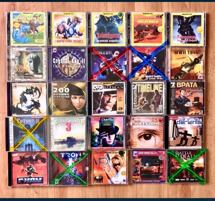 Раритетні CD диски PC