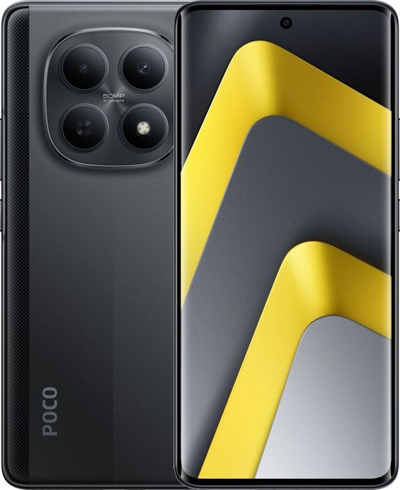 Смартфон POCO M8 5g 8/256GB Black I Silver + блок живлення + чохол