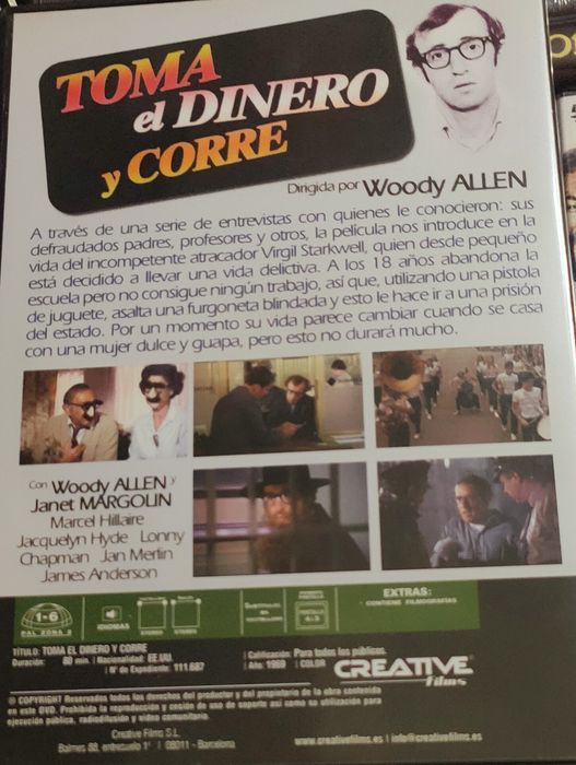 Toma o dinheiro e corre com Woody Allen