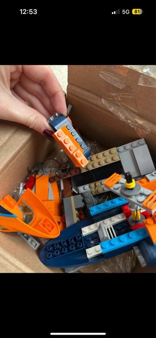 Zestaw klocków lego Arktyczny transport powietrzny