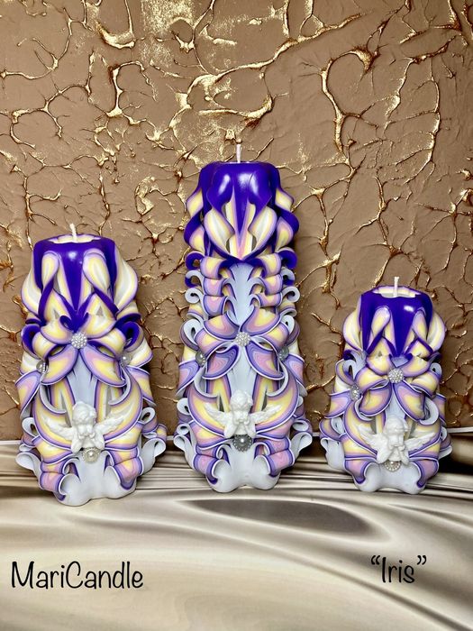 Різьблені свічки подарункові набори