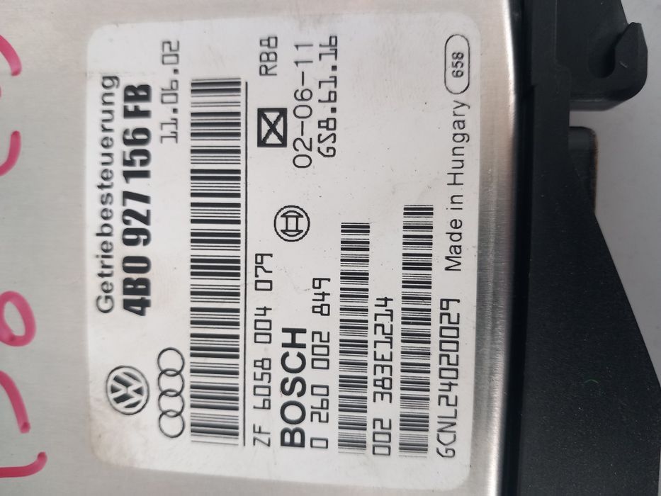 Módulo caixa velocidades automática Relé bomba de combustível Audi RS6