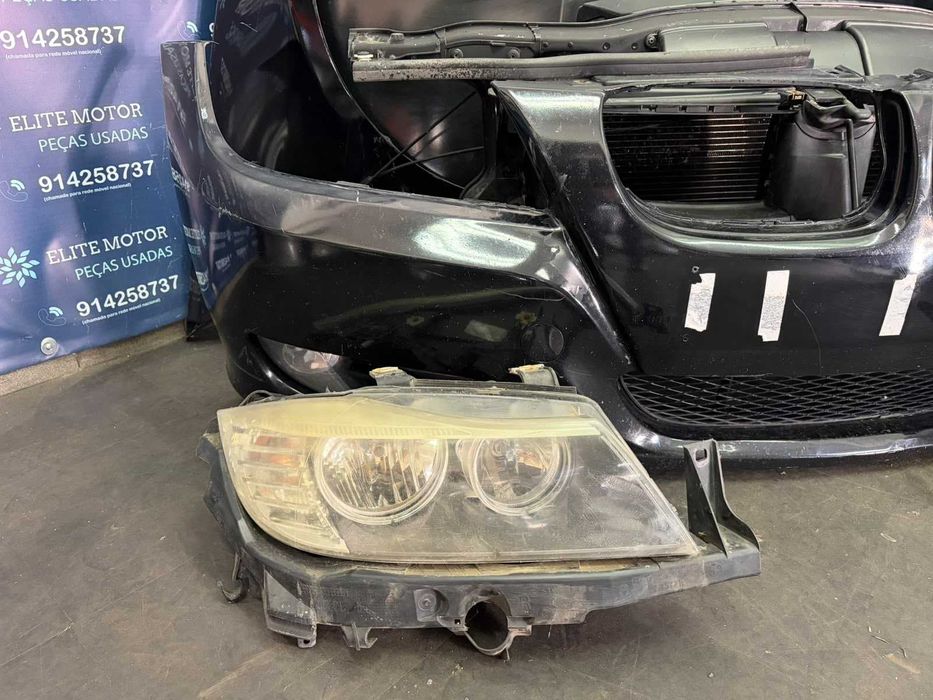 Frente completa usada BMW SERIE 3 E90 E91 LCI 320D capot parachoques guardalamas radiador oticas