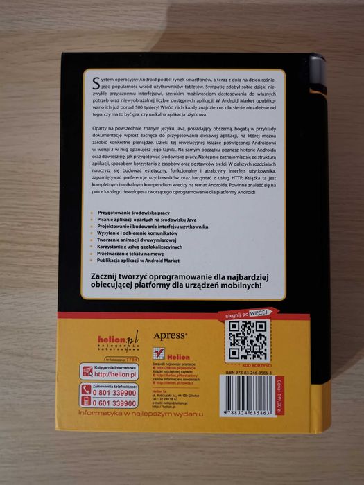 Android 3. Tworzenie aplikacji. Wyd. Helion