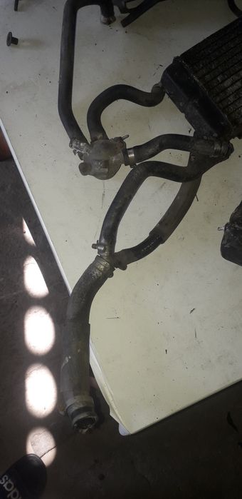 Transalp PD06 chlodnica prawa osłony węże komplet wentylator