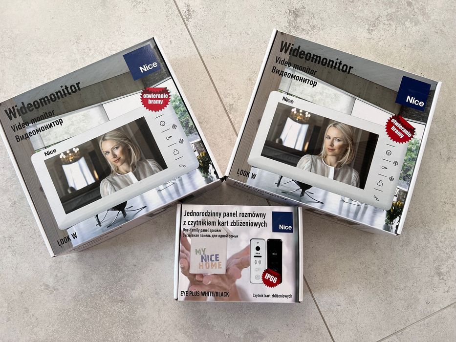 Wideodomofon Nice Look W Nowy Dwa Monitory