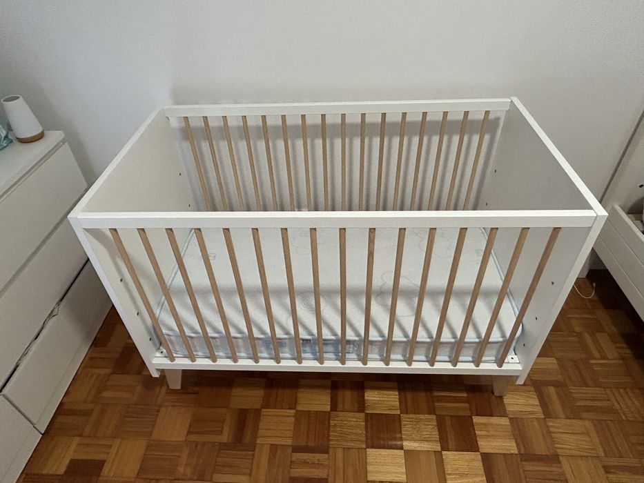 Cama berço Zippy 3 em 1 + colchão