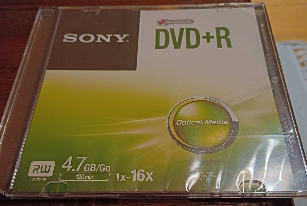 Płyty DVD+R Sony i Verbatim