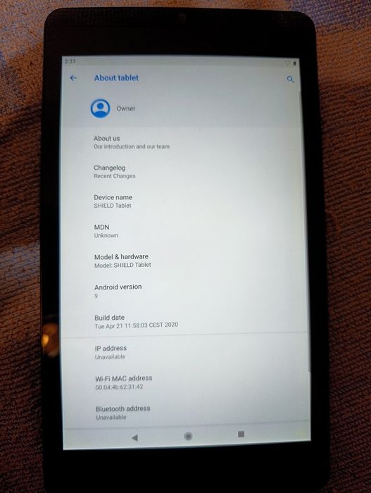 Nvidia shield tablet
