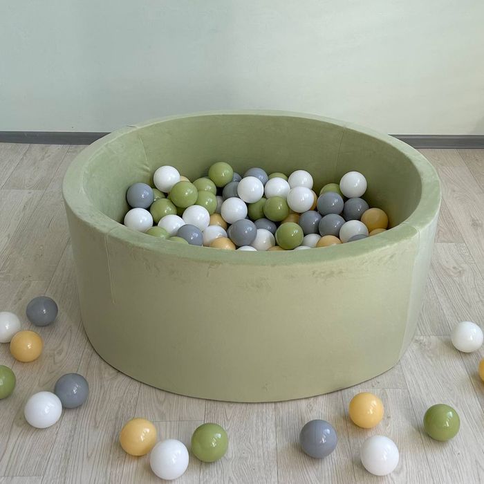 Сухий басейн з кульками та без, діаметр100см, сухой бассейн с шариками