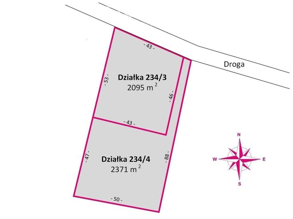 Działka 20,95 ar z Wz Łubno
