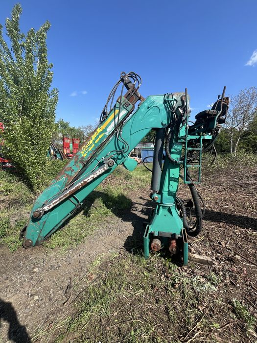 Лісовий кран маніпулятор Ostroj 185z грейфер Loglift Palfinger Epsilon
