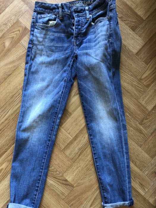 Джинсы Mango, American Eagle бойфренды