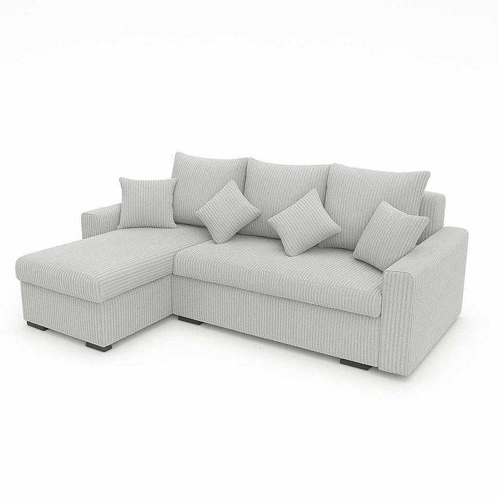 Narożnik Do Salonu JOY Kanapa Sofa Rozkładana 2 Pojemniki Na Pościel