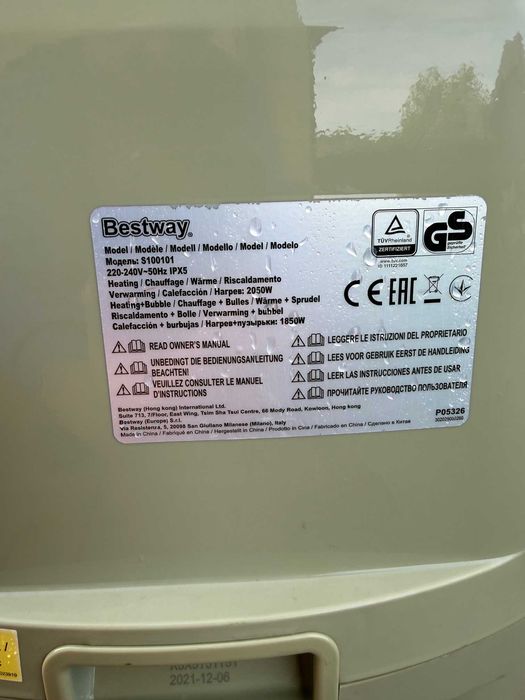 Pompa z grzałką wody do jacuzzi Bestway Lay-Z-Spa