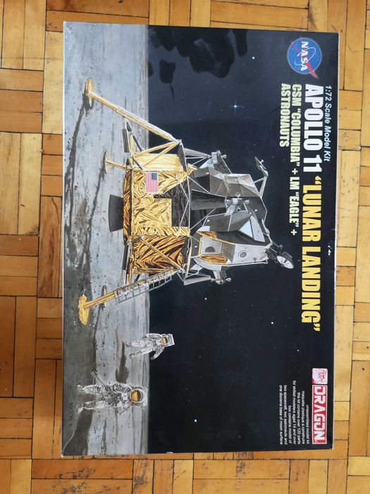 Dragon 11002 Apollo 11 "Lunar Landing" CSM "Columbia" + LM "Eagle" + Astronauts 1:72