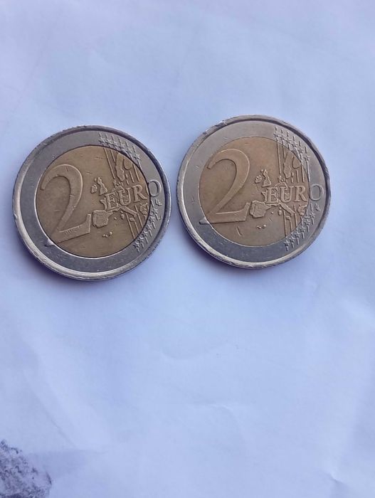 Moedas de 2€, Portugal, 2002, descentralizadas e com erros