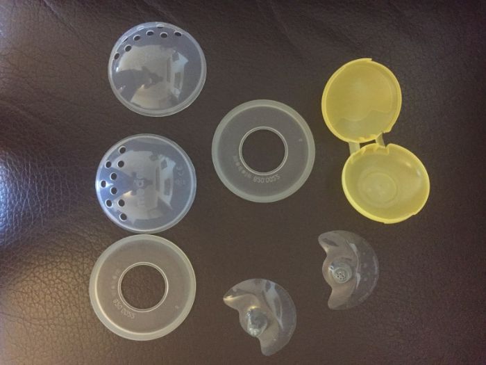 Protectores de Mamilos + Mamilos de silicone (Medela)
