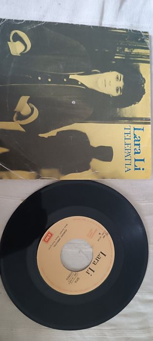 Vinil Single 45 RPM Lara Li - Telepatia