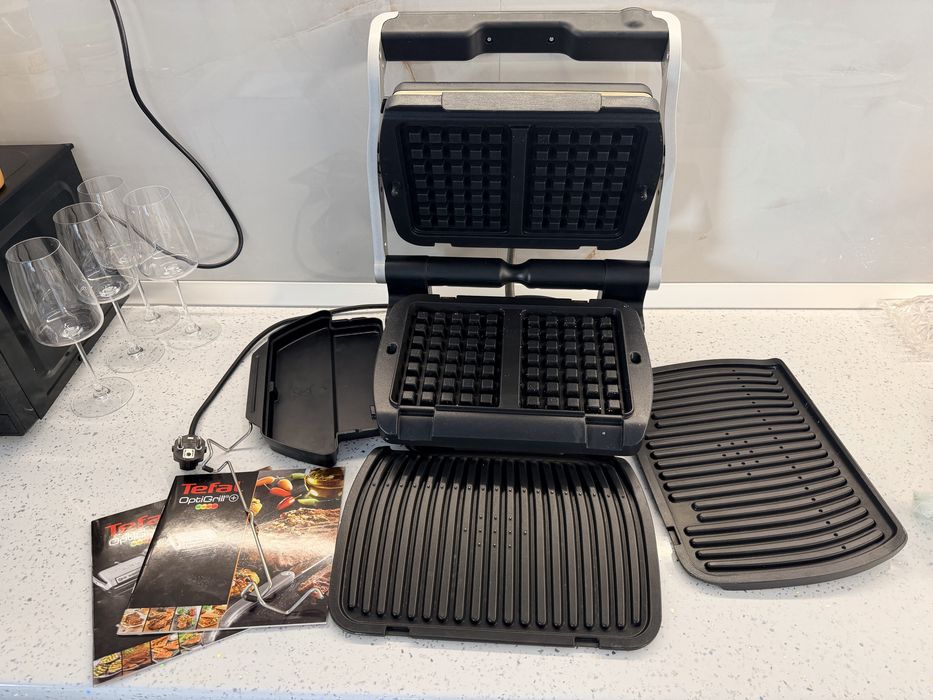 Гриль Tefal OptiGrill + с вафельницей
