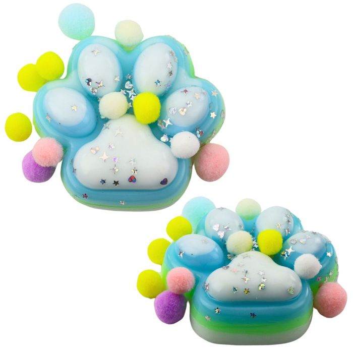 Gniotek Kocia Łapka Zabawka Antystresowa Sensoryczna Squishy MIX