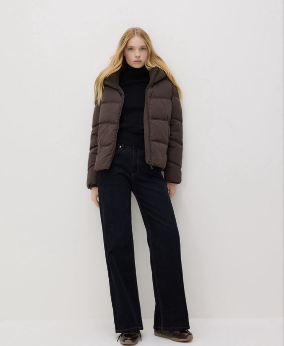 Жіноча куртка зимова Reserved  шоколадна