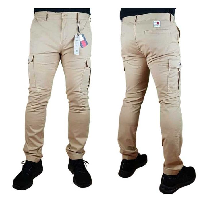 Spodnie Tommy Jeans Austin -Cargo męskie Tommy Hilfiger nowe - W38/L34