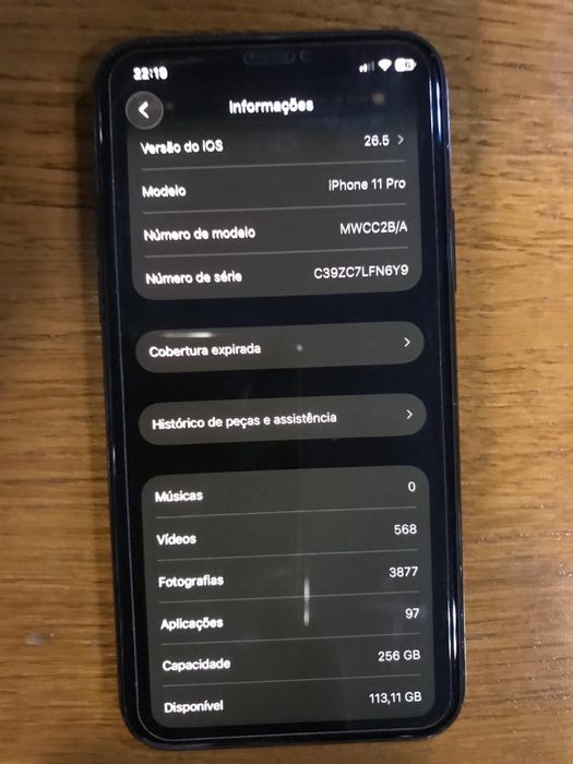 iPhone 11 Pro Midnight Green 256GB – Excelente Estado + 7 Capas + Películas
