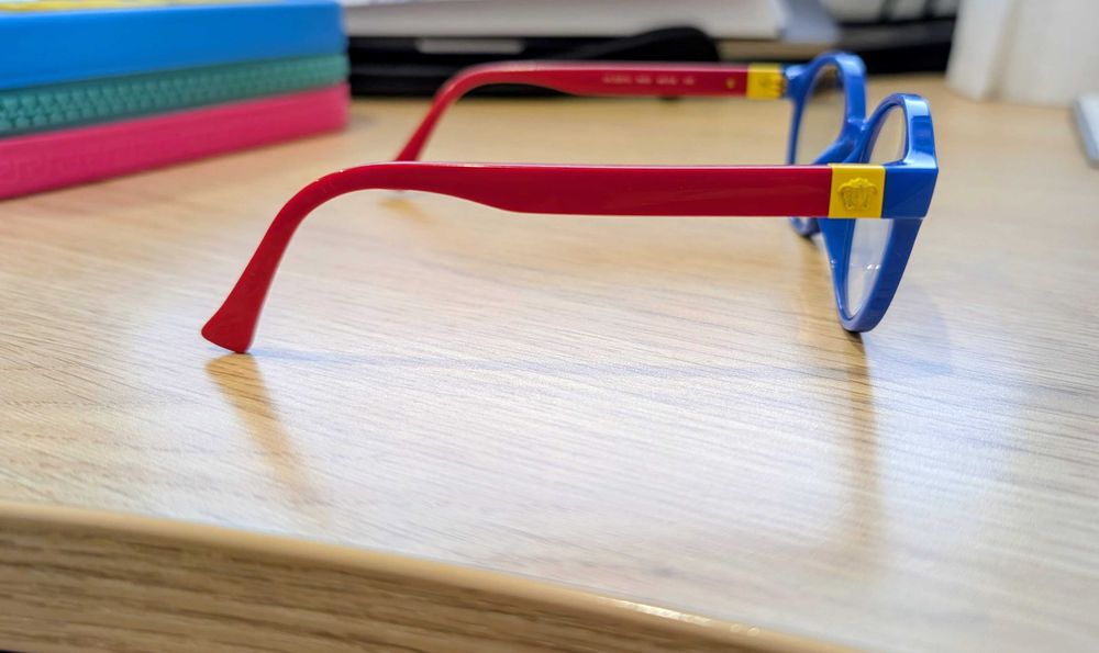 dziecięce okulary korekcyjne Versace + pudełko