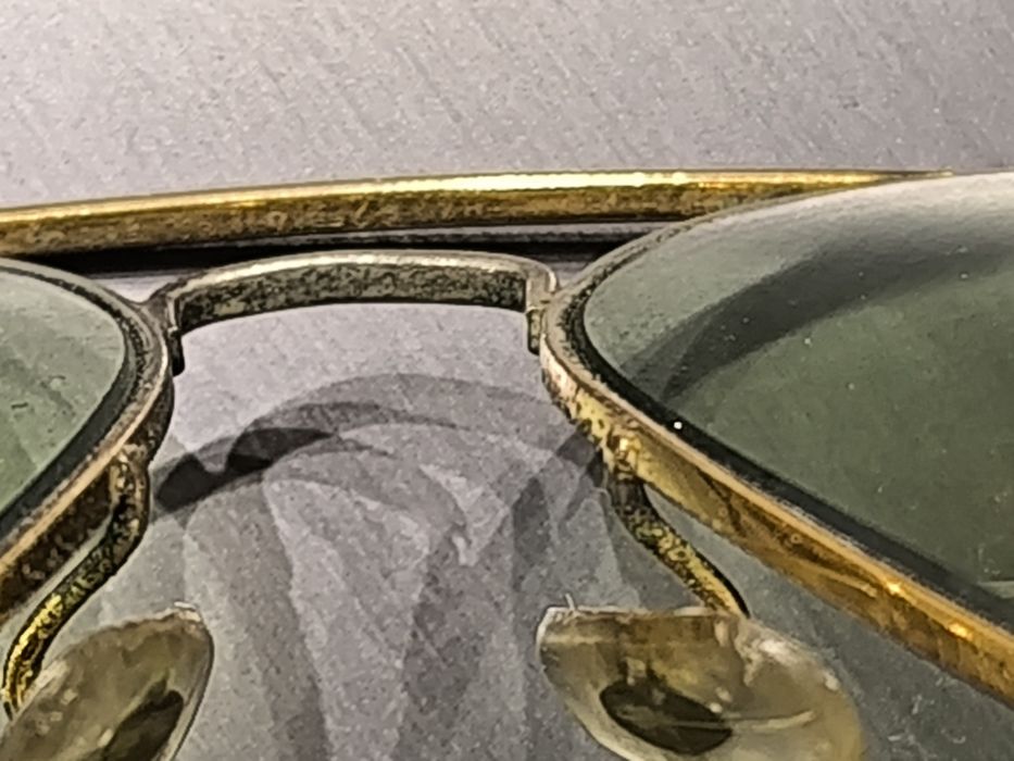 Óculos aviador originais Rayban da decada70