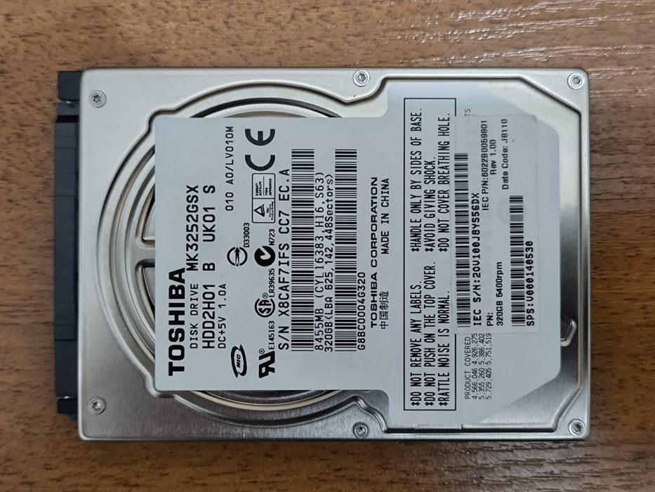 Dysk 320 GB Sata II 2.5" używany sprawny