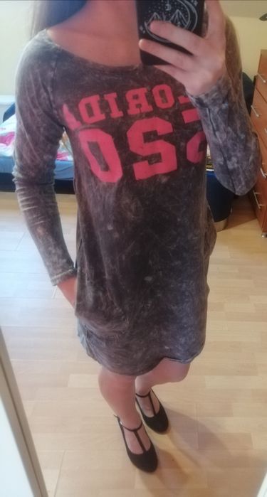 Długa bluza, sukienka S/M