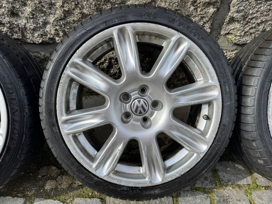 Jantes BBS 17 5x100 (Originais) VW Polo Cross com pneus (PREÇO FIXO)