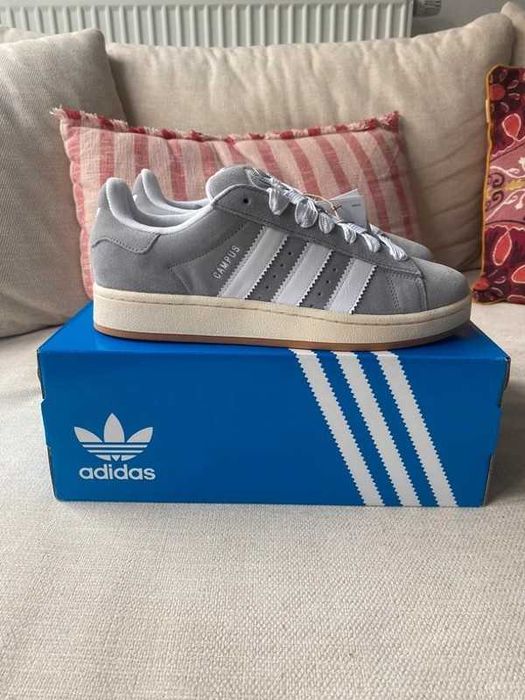 Przepiękne sneakersy Adidas/Campus Szary rozmiar 36
