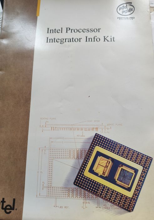 Teczka Intel inside lata 2000