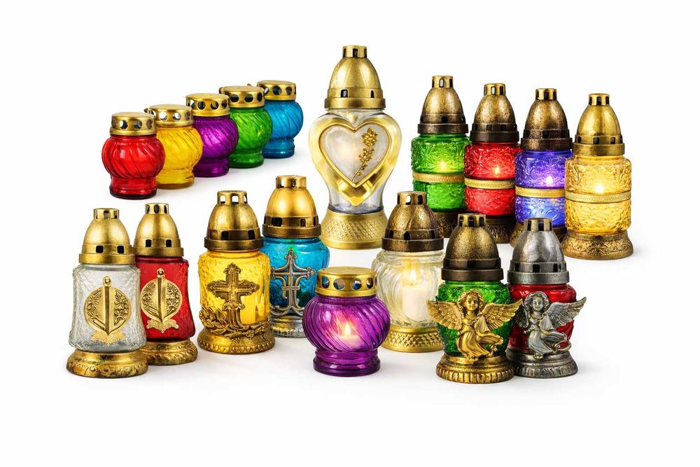 Лампадки скляні, свічка лампадка