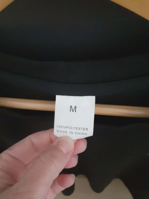 Męska czarna koszulka M