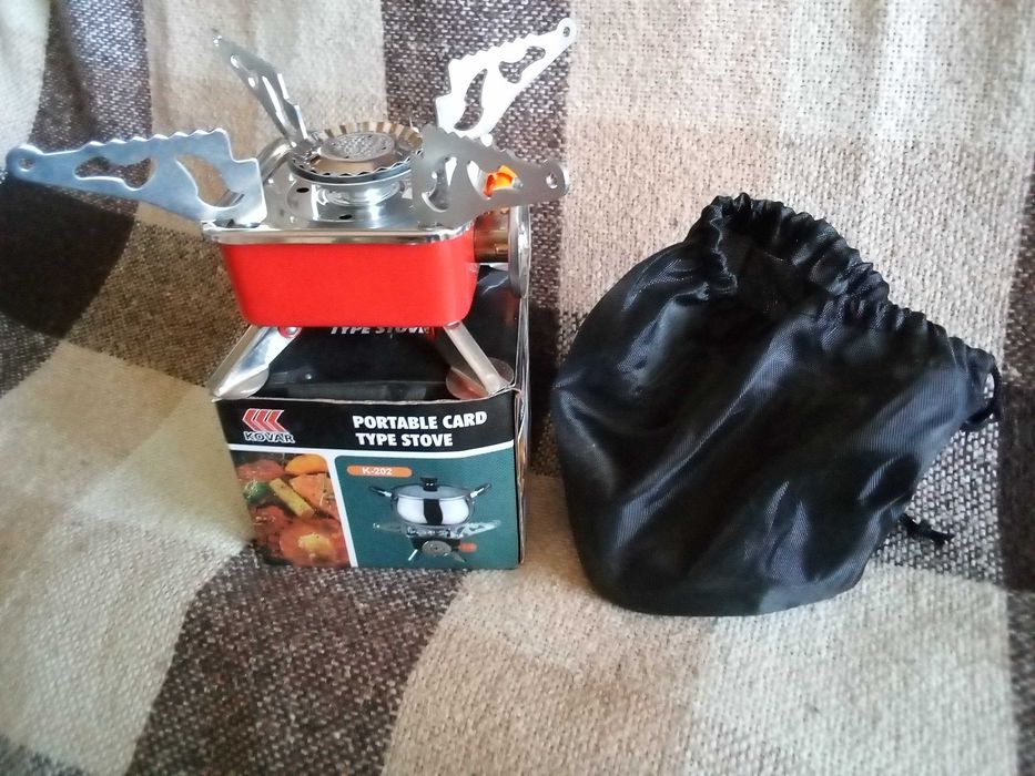 Печка газовая переносная маленькая