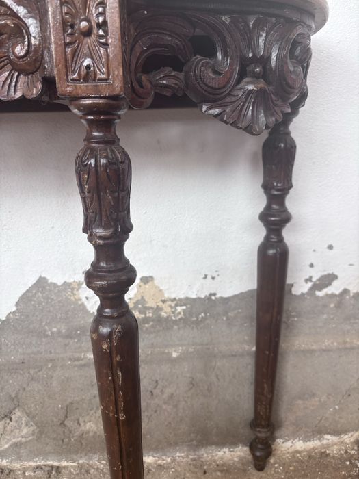 Mesa consola em mandeira