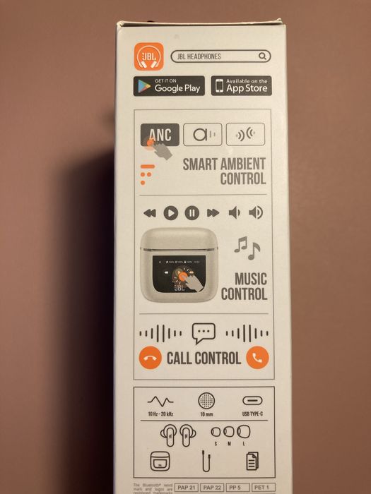 JBL Tour Pro 2 – Auriculares Wireless com ANC e Ecrã no Estojo