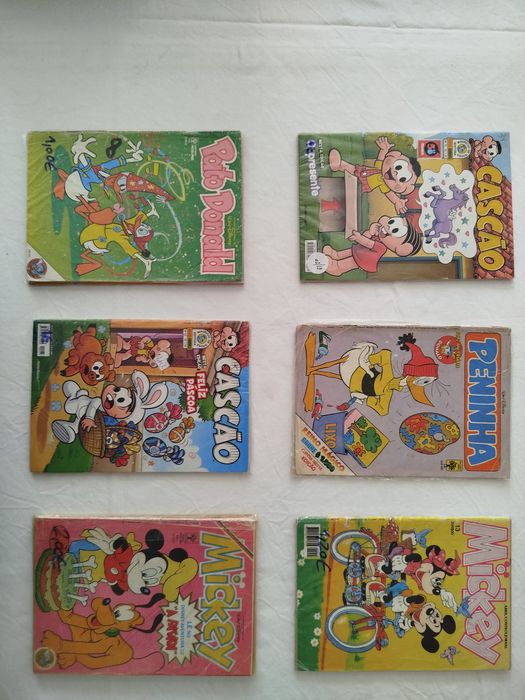 Livros antigos banda desenhada