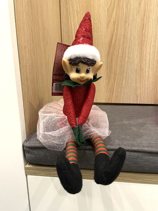 Elf psotnik świąteczny elfica nowy krasnal