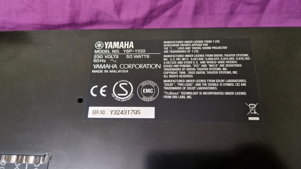 Саундбар Yamaha ysp-1100