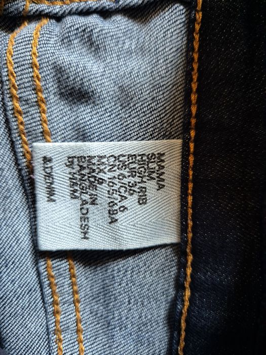 Spodnie ciążowe dżinsy 36 H&M