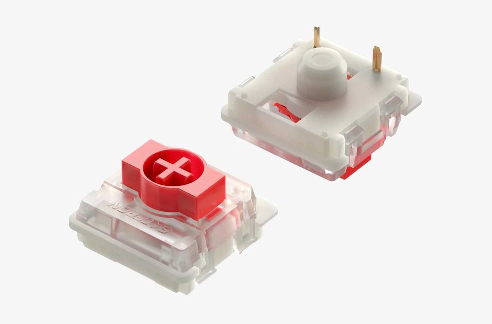 Klawiatura mechaniczna Nuphy Air60 V2 White Gateron Red Switch Ionic White USZKODZONA