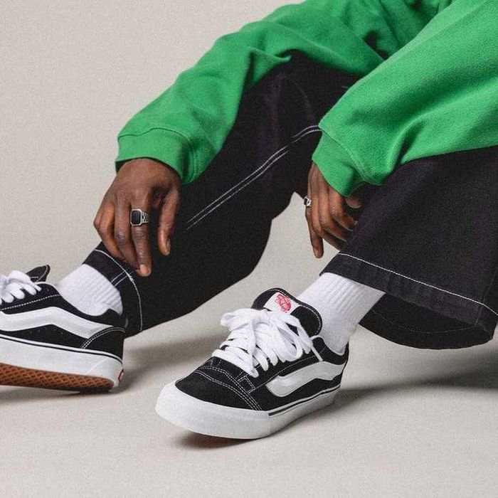 Кеди Vans KNU Skool Black/White | Майже всі розміри | Оригінал