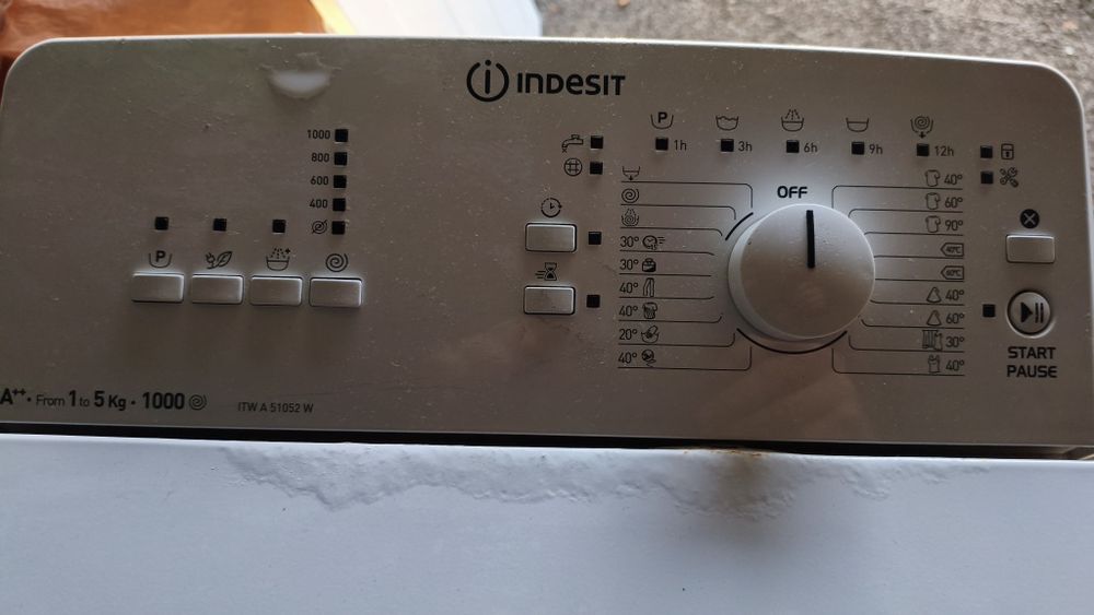 Pralka Indesit ładowana od góry