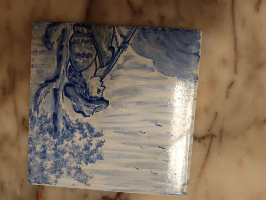 Quadro de azulejos pintados a mão