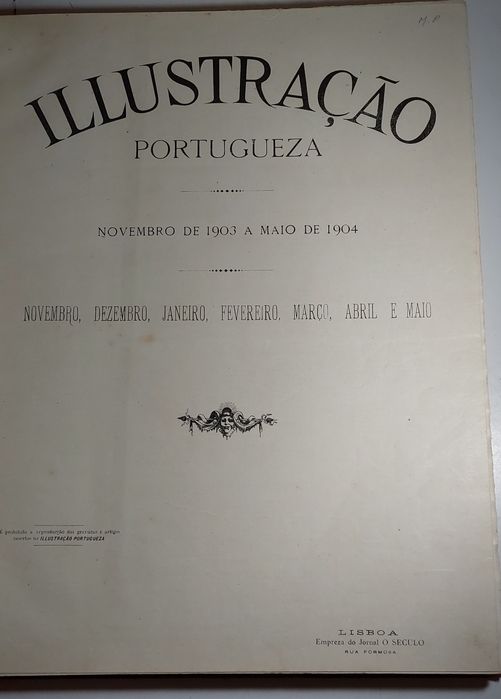 Illustração Portugueza (1ª Série Completa: 1903 a _1906) | O Século