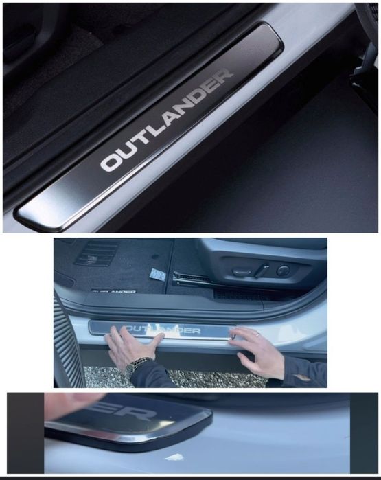 Накладки на пороги Mitsubishi Outlander 3, Mitsubishi Outlander 4